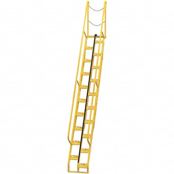 Vestil - 186-1/8" High 350 Lb Capacity 20 Step Alternating Tread Stair - USA Tool & Supply