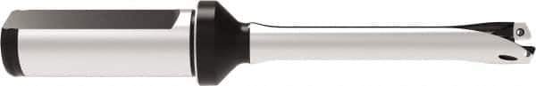 Allied Machine and Engineering - Series 12, 12 to 12.99mm Diam, 3/4" Diam Straight Shank with Flange, Straight Flute Spade Drill - 2-9/16" Max Depth, 5.7586" OAL, Standard Length, Through Coolant - USA Tool & Supply