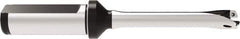 Allied Machine and Engineering - Series 12, 12 to 12.99mm Diam, 3/4" Diam Straight Shank with Flange, Straight Flute Spade Drill - 1-35/64" Max Depth, 4.736" OAL, Standard Length, Through Coolant - USA Tool & Supply