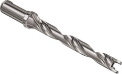 Seco - Crownloc Plus Series, 13 Head Connection, 8xD, 16mm Shank Diam, Drill Body - 133.9mm Body to Flange Length, SD408 Toolholder, 13mm Nose Diam, 120.9mm Flute Length - USA Tool & Supply