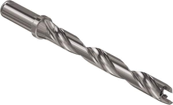 Seco - Crownloc Plus Series, 13 Head Connection, 8xD, 5/8" Shank Diam, Drill Body - 133.9mm Body to Flange Length, SD408 Toolholder, 13mm Nose Diam, 120.9mm Flute Length - USA Tool & Supply