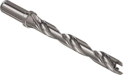 Seco - Crownloc Plus Series, 15 Head Connection, 8xD, 5/8" Shank Diam, Drill Body - 153.2mm Body to Flange Length, SD408 Toolholder, 15mm Nose Diam, 138.2mm Flute Length - USA Tool & Supply