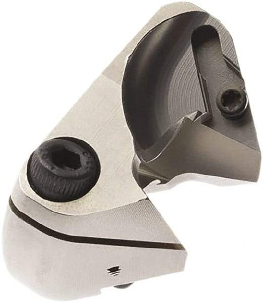 Seco - Series Crownloc Plus, 13mm ID, 40mm Overall Diam, 20mm OAL Drilling Chamfer Ring - VCGX090202 Insert, 45° Chamfer, 2 Inserts - USA Tool & Supply