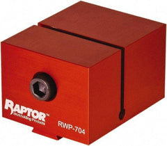 Raptor Workholding - 3/4" Jaw Width, 1.82" High x 2.35" Long x 2.95" Wide Dovetail Vise - For Use with 4 & 5 Axis Workholding Systems - USA Tool & Supply