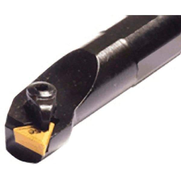 Iscar - 0.945" Min Bore Diam, 10" OAL, 3/4" Shank Diam, S-CTFPR Indexable Boring Bar - TP.. 32.. Insert, Clamp Holding Method - USA Tool & Supply