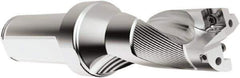 Seco - 58mm Max Drill Depth, 2xD, 29mm Diam, Indexable Insert Drill - 2 Inserts, 32mm Shank Diam, Straight Shank - USA Tool & Supply