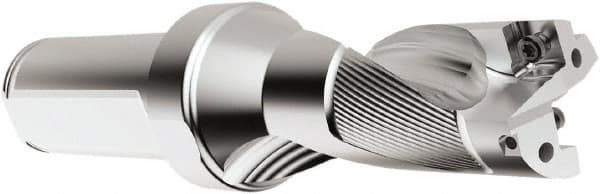 Seco - 72.9mm Max Drill Depth, 2xD, 36.5mm Diam, Indexable Insert Drill - 2 Inserts, 1-1/2" Shank Diam, Straight Shank - USA Tool & Supply