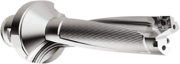 Seco - 108mm Max Drill Depth, 4xD, 27mm Diam, Indexable Insert Drill - 2 Inserts, 28mm Shank Diam, Straight Shank - USA Tool & Supply