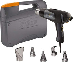 Steinel - 120 to 1,100°F Heat Setting, 4 to 13 CFM Air Flow, Heat Gun Kit - 120 Volts, 13.2 Amps, 1,500 Watts, 6' Cord Length - USA Tool & Supply