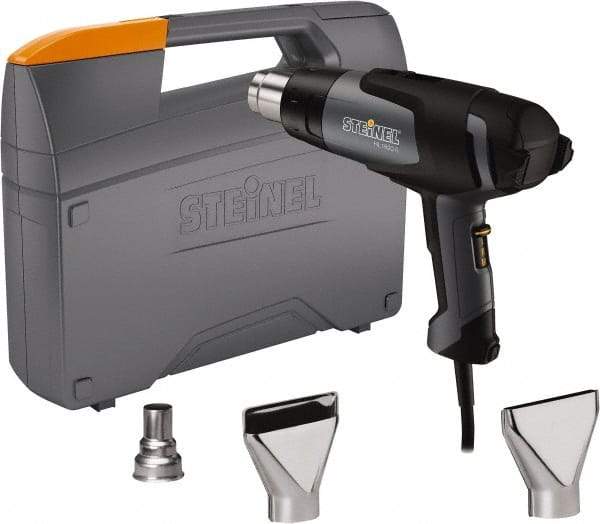 Steinel - 120 to 1,100°F Heat Setting, 4 to 13 CFM Air Flow, Heat Gun Kit - 120 Volts, 12 Amps, 1,400 Watts, 6' Cord Length - USA Tool & Supply