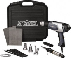 Steinel - 120 to 1,200°F Heat Setting, 4 to 13 CFM Air Flow, Heat Gun Kit - 120 Volts, 13.5 Amps, 1,600 Watts, 6' Cord Length - USA Tool & Supply