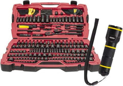 Stanley - 229 Piece Mechanic's Tool Set - Comes in Blow Molded Case - USA Tool & Supply