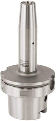 Lyndex - 1.2598" Hole Diam, HSK100A Taper Shank Shrink Fit Tool Holder & Adapter - 6.2992" Projection, 1.7323" Nose Diam, Through Coolant - Exact Industrial Supply