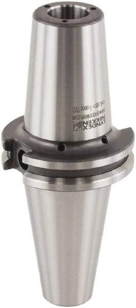 Lyndex - 0.6299" Hole Diam, CAT40 Taper Shank Shrink Fit Tool Holder & Adapter - 3.145" Projection, 1.063" Nose Diam, Through Coolant - Exact Industrial Supply