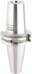 Lyndex - 0.2362" Hole Diam, CAT40 Taper Shank Shrink Fit Tool Holder & Adapter - 3.145" Projection, 0.8268" Nose Diam, Through Coolant - Exact Industrial Supply