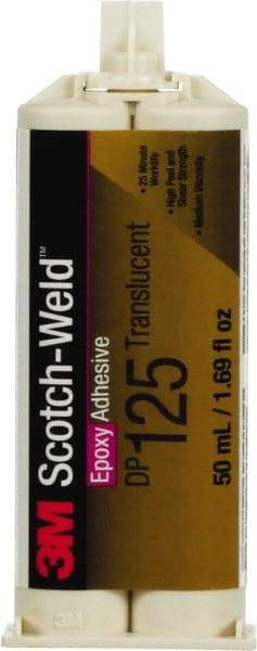 3M - 48.5 mL Cartridge Epoxy - 18 to 25 min Working Time - USA Tool & Supply