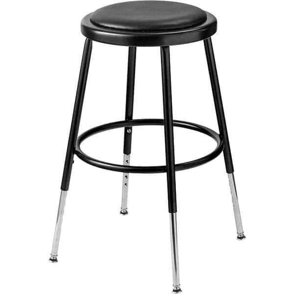 NPS - Swivel & Adjustable Stools Type: Adjustable Height Stool Base Type: Steel - USA Tool & Supply