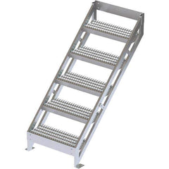 TRI-ARC - Rolling & Wall Mounted Ladders & Platforms Type: Ladder Style: Stair Unit - USA Tool & Supply