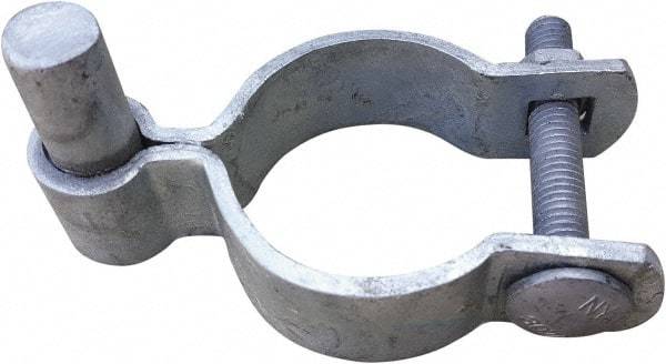 VizCon - 5" High x 5" Long x 5" Wide Barrier Hinge \x96 Male - Galvanized Finish, Silver, Use with 45032-O, 45032-W - USA Tool & Supply