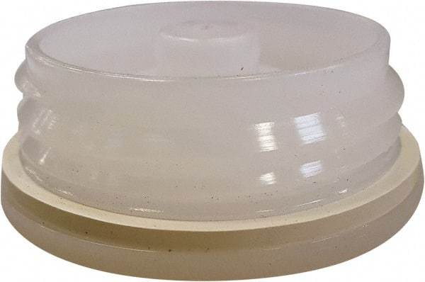 VizCon - 2" High x 2" Long x 2" Wide Barrier Drain Plug - Uncoated, White, Use with 45032-O, 45032-W - USA Tool & Supply