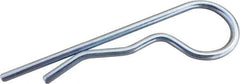 VizCon - 4" High x 4" Long x 2" Wide Barrier Keeper Pin - Galvanized Finish, Silver, Use with 45032-WWF-CP - USA Tool & Supply