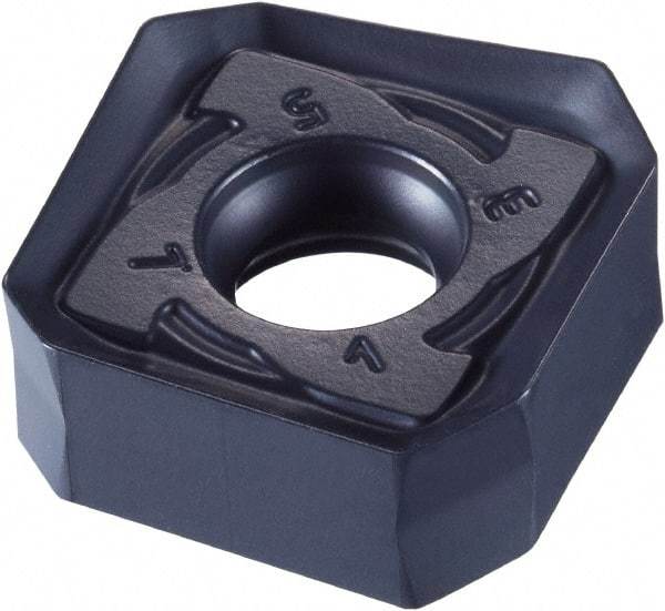 OSG - SNKU1505 SM Grade XC5040 Carbide Milling Insert - TiN/TiB2 Finish, 7.18mm Thick, 5/8" Inscribed Circle, 1mm Corner Radius - USA Tool & Supply