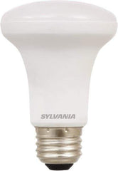 SYLVANIA - 5 Watt LED Flood/Spot Medium Screw Lamp - 2,700°K Color Temp, 350 Lumens, Dimmable, Shatter Resistant, R20, 11,000 hr Avg Life - USA Tool & Supply