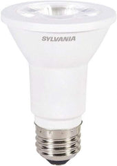 SYLVANIA - 6 Watt LED Flood/Spot Medium Screw Lamp - 3,000°K Color Temp, 425 Lumens, Shatter Resistant, PAR20, 25,000 hr Avg Life - USA Tool & Supply