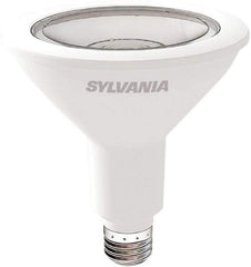 SYLVANIA - 13 Watt LED Flood/Spot Medium Screw Lamp - 3,000°K Color Temp, 1050 Lumens, Shatter Resistant, PAR38, 25,000 hr Avg Life - USA Tool & Supply