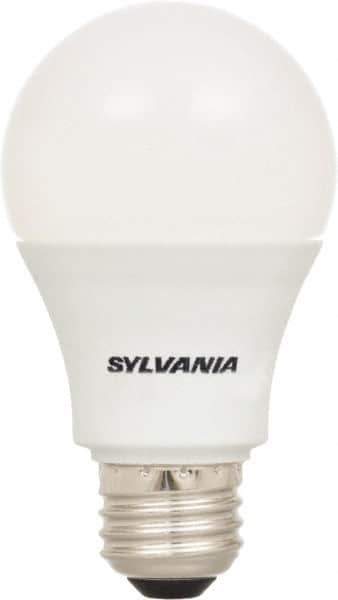 SYLVANIA - 14 Watt LED Residential/Office Medium Screw Lamp - 2,700°K Color Temp, 1,500 Lumens, Shatter Resistant, A19, 11,000 hr Avg Life - USA Tool & Supply