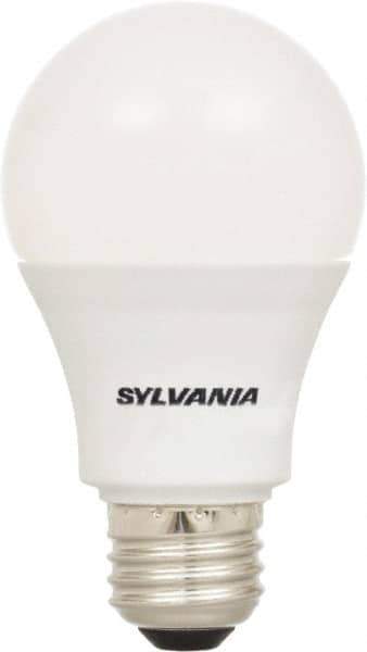 SYLVANIA - 12 Watt LED Residential/Office Medium Screw Lamp - 2,700°K Color Temp, 1,100 Lumens, Shatter Resistant, A19, 11,000 hr Avg Life - USA Tool & Supply