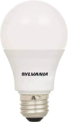 SYLVANIA - 12 Watt LED Residential/Office Medium Screw Lamp - 2,700°K Color Temp, 1,100 Lumens, Shatter Resistant, A19, 11,000 hr Avg Life - USA Tool & Supply