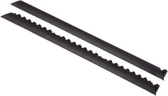 Notrax - 3' Long x 2" Wide x 5/8" Thick, Anti-Fatigue Modular Matting Tiles - Female, 4 Interlocking Sides, Black, For Dry Areas, Series 461 - USA Tool & Supply