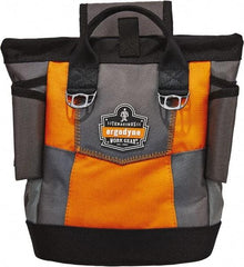 Ergodyne - General Purpose Holster with 1 Pocket - Ballistic Polyester, Orange, 11-1/2" Wide x 10" High x 6" Deep - USA Tool & Supply