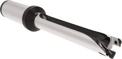 Allied Machine and Engineering - Series 14, 14 to 14.99mm Diam, 3/4" Diam Straight Shank with Flange, Straight Flute Spade Drill - 6-7/32" Max Depth, 6.978" Body Length, 9" OAL, Long Length, Through Coolant - USA Tool & Supply