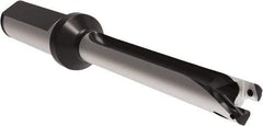 Allied Machine and Engineering - Series 13, 13 to 13.99mm Diam, 3/4" Diam Straight Shank with Flange, Straight Flute Spade Drill - 5.5079" Max Depth, 6.574" Body Length, 8.73" OAL, Long Length, Through Coolant - USA Tool & Supply