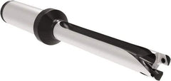 Allied Machine and Engineering - Series 11, 11 to 11.99mm Diam, 5/8" Diam Straight Shank with Flange, Straight Flute Spade Drill - 4-23/32" Max Depth, 5.76" Body Length, 7-23/32" OAL, Long Length, Through Coolant - USA Tool & Supply