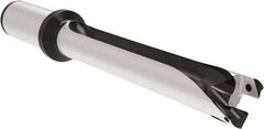 Allied Machine and Engineering - Series 22, 22 to 23.99mm Diam, 1" Diam Straight Shank with Flange, Straight Flute Spade Drill - 6-39/64" Max Depth, 10-5/16" OAL, Standard Length, Through Coolant - USA Tool & Supply