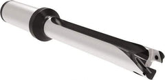 Allied Machine and Engineering - Series 15, 15 to 15.99mm Diam, 3/4" Diam Straight Shank with Flange, Straight Flute Spade Drill - 4-27/64" Max Depth, 7-19/32" OAL, Standard Length, Through Coolant - USA Tool & Supply