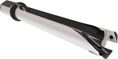 Allied Machine and Engineering - Series 29, 29 to 31.99mm Diam, 1-1/4" Diam Straight Shank with Flange, Straight Flute Spade Drill - 12-19/32" Max Depth, 16-19/32" OAL, Long Length, Through Coolant - USA Tool & Supply
