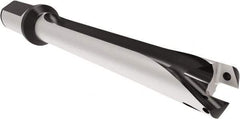 Allied Machine and Engineering - Series 26, 26 to 28.99mm Diam, 1-1/4" Diam Straight Shank with Flange, Straight Flute Spade Drill - 7-63/64" Max Depth, 9.544" Body Length, 12" OAL, Standard Length, Through Coolant - USA Tool & Supply