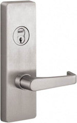 Stanley - Satin Stainless Steel Finish, Steel Lever Trim - Nonhanded, For Exit Devices - USA Tool & Supply