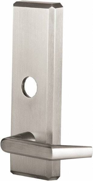 Stanley - Satin Chrome Finish, Steel Lever Trim - Nonhanded, For Exit Devices - USA Tool & Supply