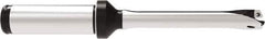 Allied Machine and Engineering - Series 11, 11 to 11.99mm Diam, 16mm Diam Straight Shank with Flange, Straight Flute Spade Drill - 83.9mm Max Depth, 160.4mm OAL, Standard Length, Through Coolant - USA Tool & Supply