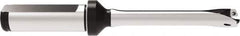 Allied Machine and Engineering - Series 11, 11 to 11.99mm Diam, 5/8" Diam Straight Shank with Flange, Straight Flute Spade Drill - 1-8/19" Max Depth, 4-13/32" OAL, Standard Length, Through Coolant - USA Tool & Supply