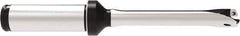 Allied Machine and Engineering - Series 11, 11 to 11.99mm Diam, 5/8" Diam Straight Shank with Flange, Straight Flute Spade Drill - 2-23/64" Max Depth, 5-11/32" OAL, Standard Length, Through Coolant - USA Tool & Supply