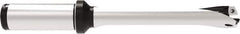 Allied Machine and Engineering - Series 16, 16 to 16.99mm Diam, 20mm Diam Straight Shank with Flange, Straight Flute Spade Drill - 51mm Max Depth, 134.2mm OAL, Standard Length, Through Coolant - USA Tool & Supply