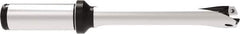 Allied Machine and Engineering - Series 16, 16 to 16.99mm Diam, 3/4" Diam Straight Shank with Flange, Straight Flute Spade Drill - 2-1/67" Max Depth, 5-11/32" OAL, Standard Length, Through Coolant - USA Tool & Supply