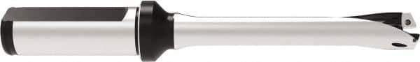 Allied Machine and Engineering - Series 15, 15 to 15.99mm Diam, 20mm Diam Straight Shank with Flange, Straight Flute Spade Drill - 80mm Max Depth, 159.5mm OAL, Standard Length, Through Coolant - USA Tool & Supply