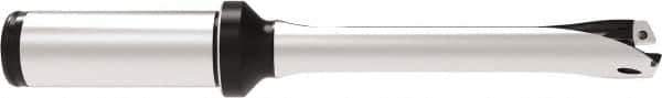 Allied Machine and Engineering - Series 15, 15 to 15.99mm Diam, 3/4" Diam Straight Shank with Flange, Straight Flute Spade Drill - 1-8/9" Max Depth, 5.0833" OAL, Standard Length, Through Coolant - USA Tool & Supply